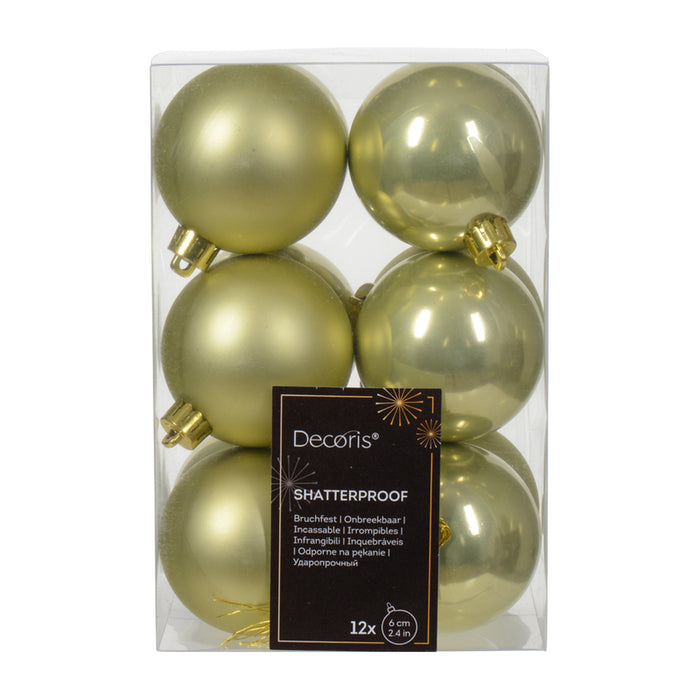 КОМПЛЕКТ КОЛЕДНИ ТОПКИ 12БР 6СМ KAEMINGK