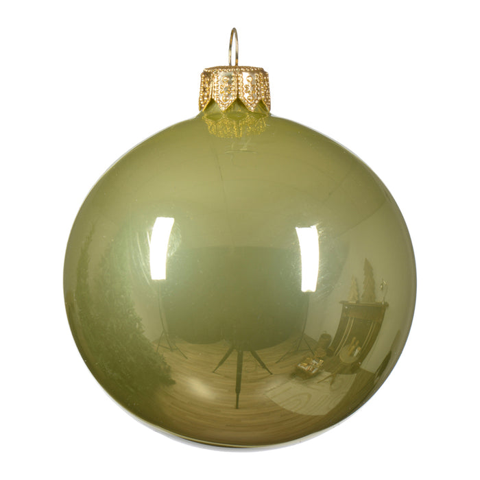 КОЛЕДНА ТОПКА СТЪКЛЕНА 6CM KAEMINGK