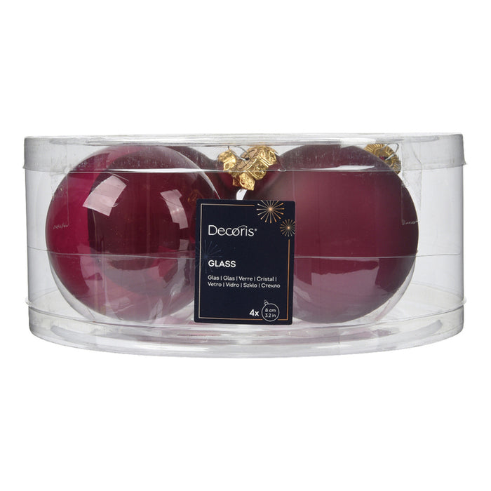 КОМПЛЕКТ КОЛЕДНИ ТОПКИ 8CM 4БР KAEMINGK 141935