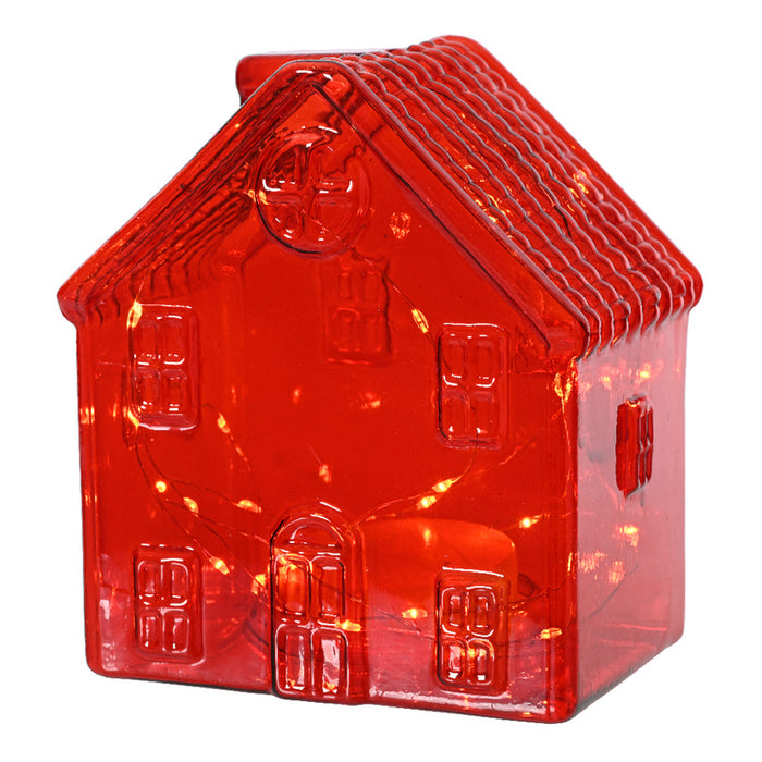 КОЛЕДНА СВЕТЕЩА КЪЩА 10CM KAEMINGK 487637