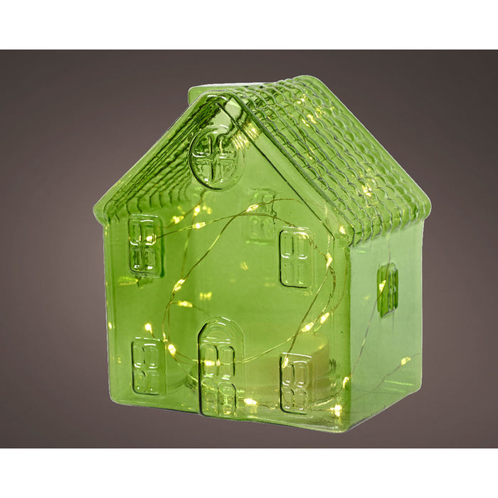 КОЛЕДНА СВЕТЕЩА КЪЩА 10CM KAEMINGK 487638