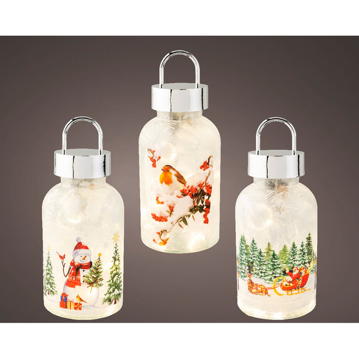 СВЕТЕЩА КОЛЕДНА БУТИЛКА 23CM KAEMINGK 489026