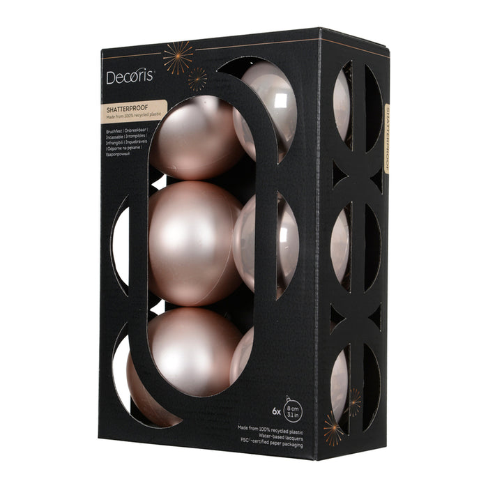 КОМПЛЕКТ КОЛЕДНИ ТОПКИ 8CM 6БР KAEMINGK 024140