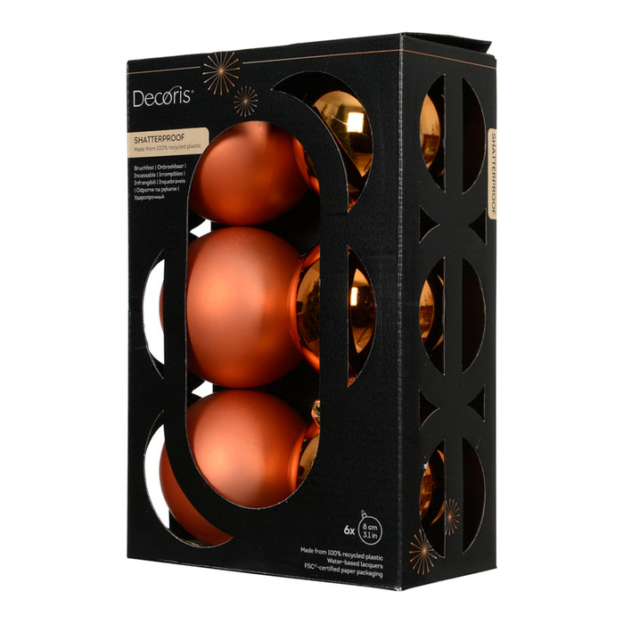 КОМПЛЕКТ КОЛЕДНИ ТОПКИ 8CM 6БР KAEMINGK 024146