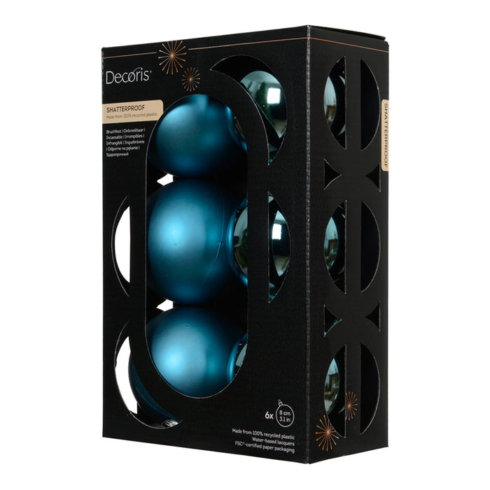 КОМПЛЕКТ КОЛЕДНИ ТОПКИ 8CM 6БР KAEMINGK 024145