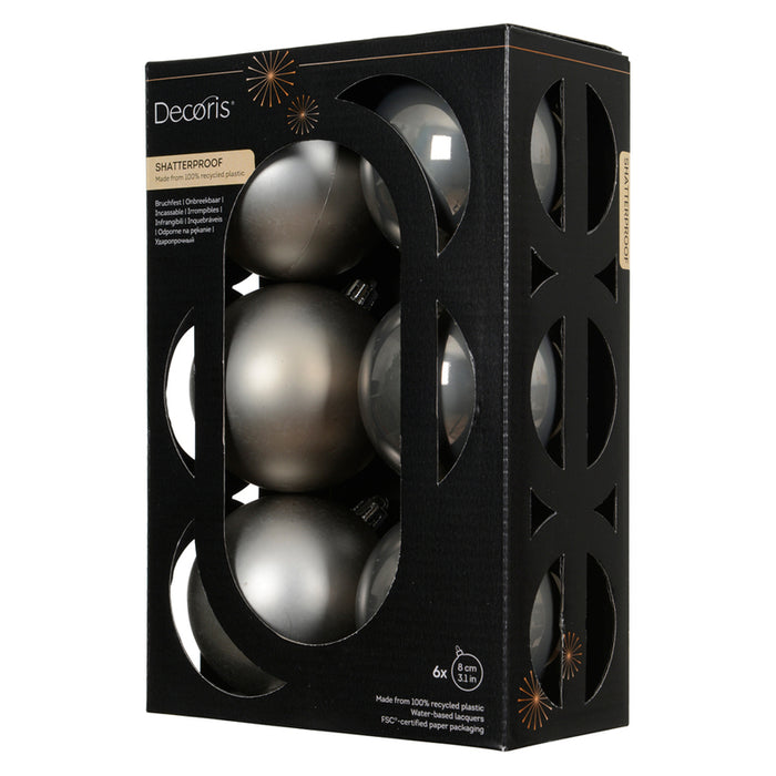 КОМПЛЕКТ КОЛЕДНИ ТОПКИ 8CM 6БР KAEMINGK 024147