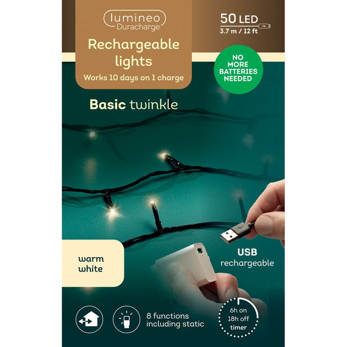 КОЛЕДНО ОСВЕТЛЕНИЕ ГИРЛЯНД 50LED 370CM KAEMINGK 490278