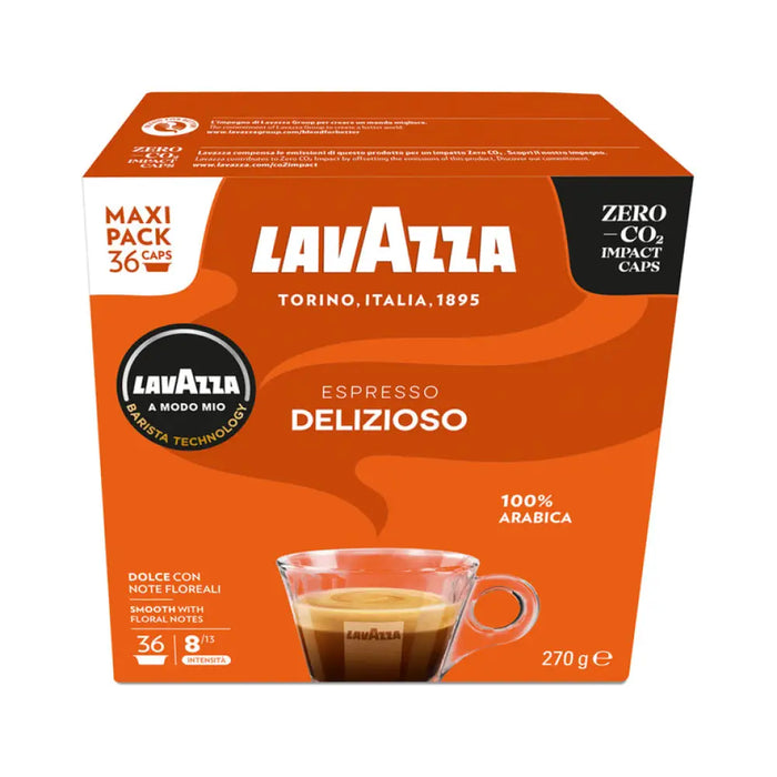 КАФЕ КАПСУЛИ A MODO MIO 36 БРОЯ LAVAZZA DELIZIOSO MAXI