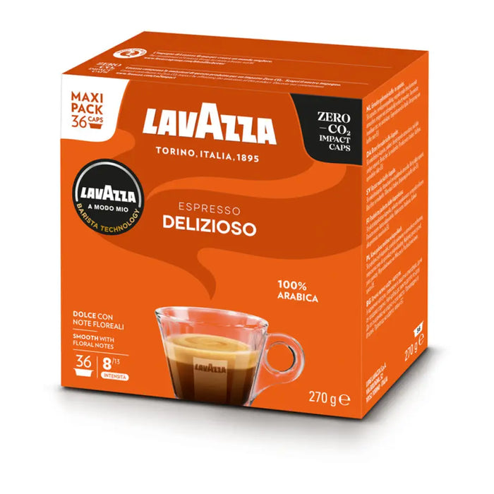 КАФЕ КАПСУЛИ A MODO MIO 36 БРОЯ LAVAZZA DELIZIOSO MAXI