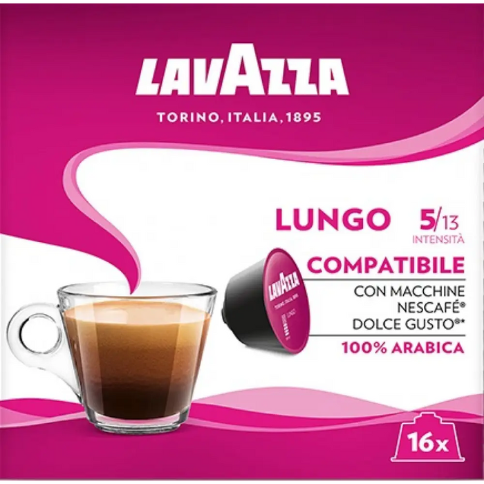 Кафе капсули LAVAZZA DOLCE GUSTO LUNGO 16 бр капсули