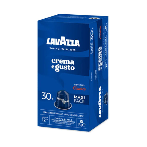 КАФЕ КАПСУЛИ NES ALU 30 БРОЯ LAVAZZA CREMA E GUSTO MAXI