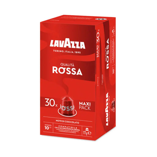 КАФЕ КАПСУЛИ NES ALU 30 БРОЯ LAVAZZA QUALITA ROSSA MAXI