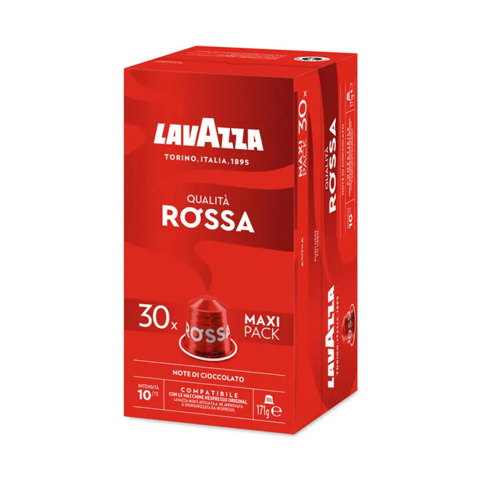 КАФЕ КАПСУЛИ NES ALU 30 БРОЯ LAVAZZA QUALITA ROSSA MAXI