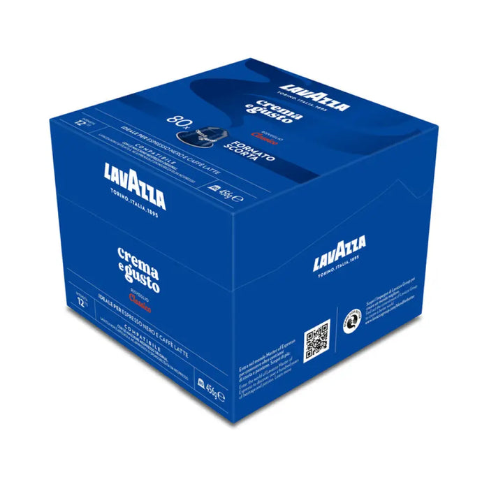 КАФЕ КАПСУЛИ NES ALU CREMA E GUSTO 80 БРОЯ LAVAZZA