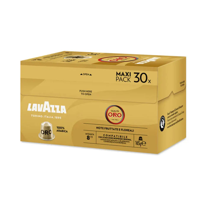КАФЕ КАПСУЛИ NES ALU QUALITA ORO 30 БРОЯ LAVAZZA