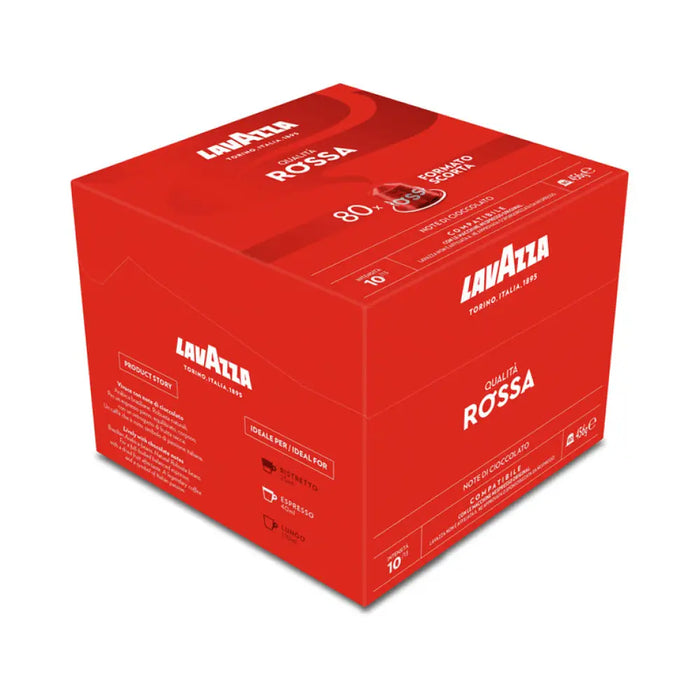 КАФЕ КАПСУЛИ NES ALU QUALITA ROSSA 80 БРОЯ LAVAZZA