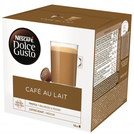Кафе капсули NESCAFE Dolce Gusto Cafe Au Lait 16 напитки