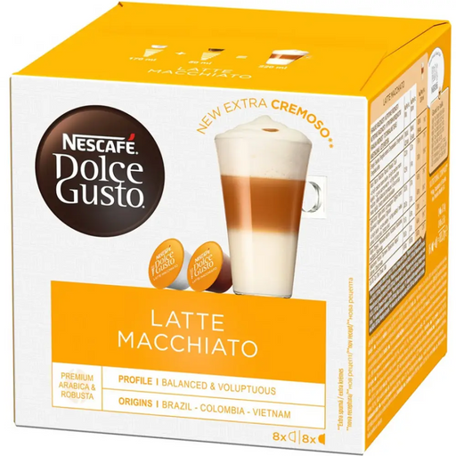 Кафе капсули NESCAFE Dolce Gusto Latte Macchiato 8 напитки