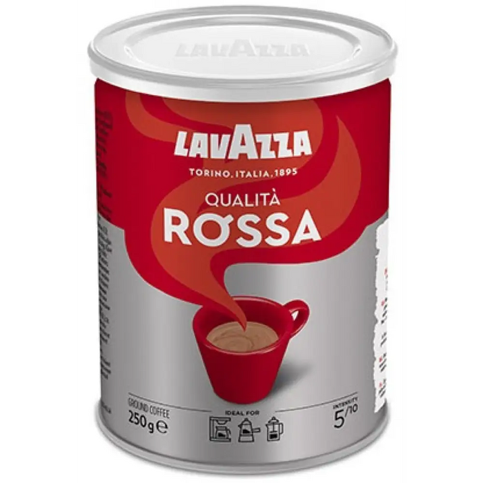 Кафе LAVAZZA QUALITA ROSSA 250г мляно метална кутия