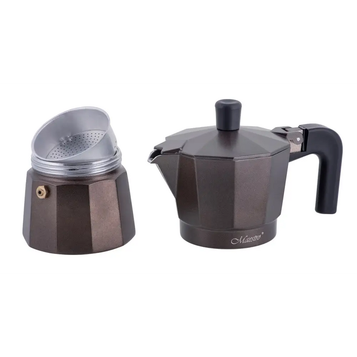 Кафе машина Maestro 3 чаши MR-1666-3-BROWN кафява