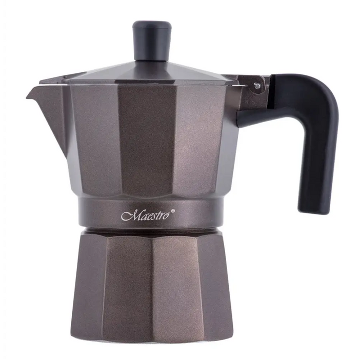 Кафе машина Maestro 3 чаши MR-1666-3-BROWN кафява