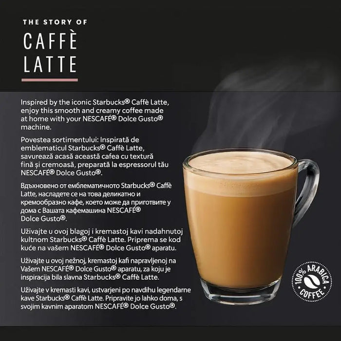 Кафе STARBUCKS CAFFELATTE CAPS