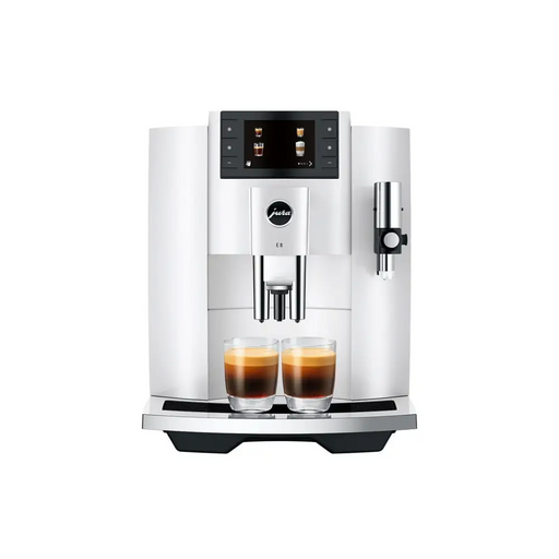Кафемашина Jura E8 Piano White (EC).
