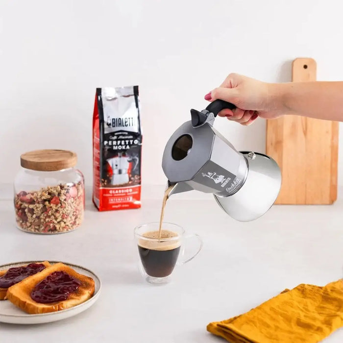 Кафемашина BIALETTI BRIKKA INDUCTION 4TZ 180 ml Антрацит
