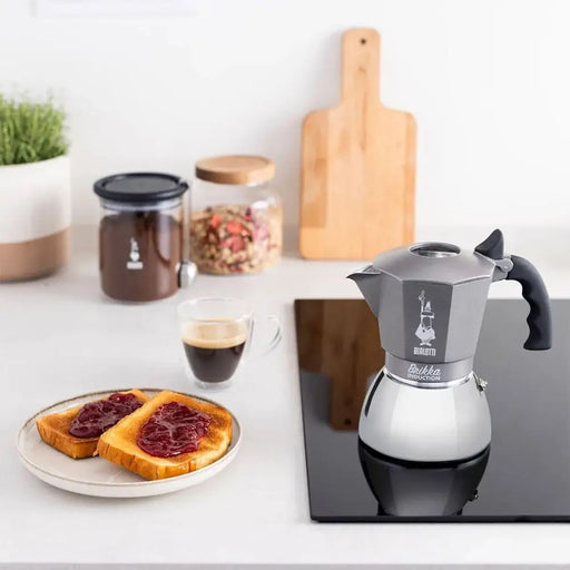 Кафемашина BIALETTI BRIKKA INDUCTION 4TZ 180 ml Антрацит