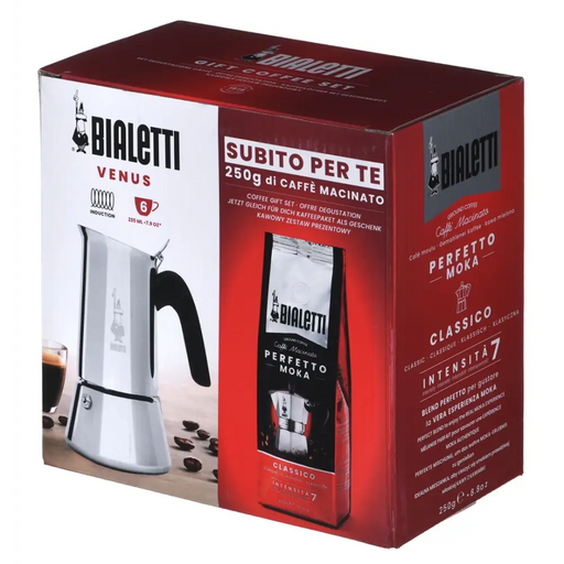 Кафемашина Bialetti New Venus 6tz + кафе Perfetto Moka