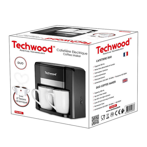 Кафемашина Techwood TCA-206 0.6l 420-500W черна