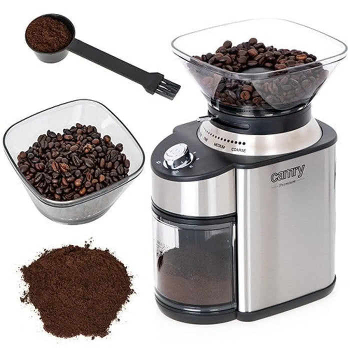 Кафемелачка Camry CR 4443 Burr grinder Black,Silver
