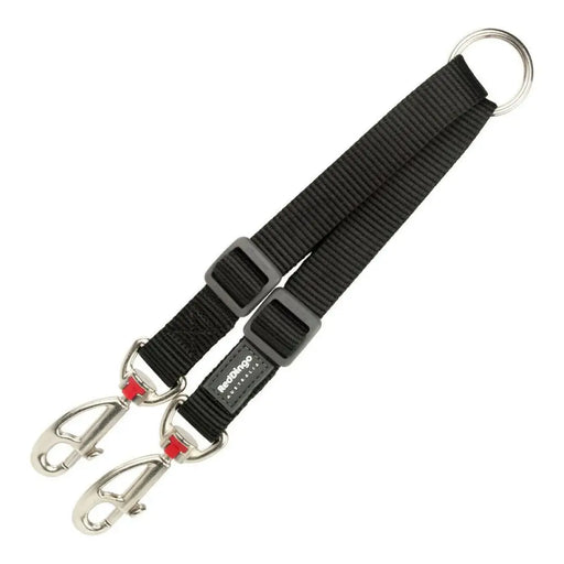 Каишка Съединител за 2 Кучета Red Dingo Черен black (1.5 x
