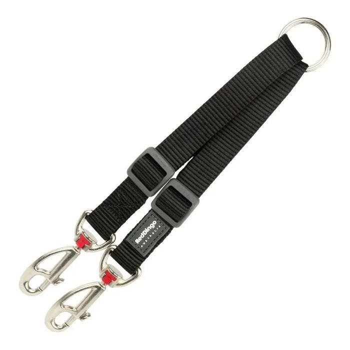 Каишка Съединител за 2 Кучета Red Dingo Черен black (1.5 x