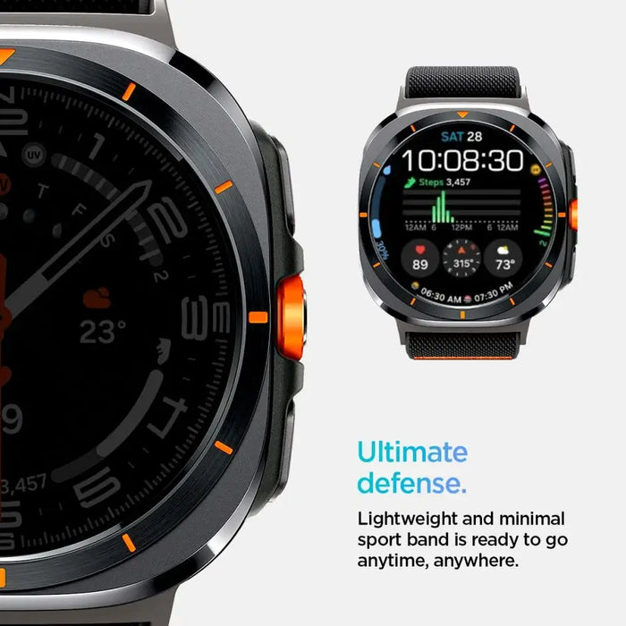 Каишка Spigen Fit Lite за Galaxy Watch Ultra 47 мм - черна