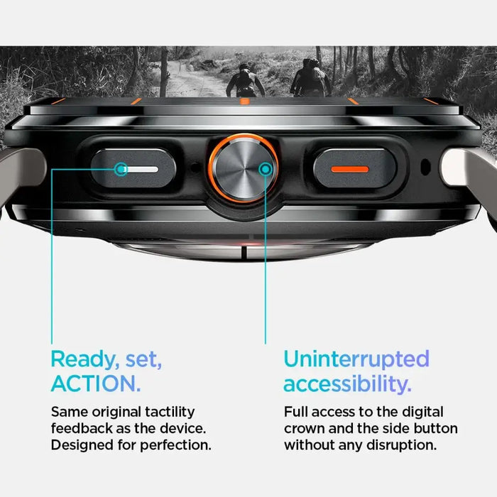 Каишка Spigen Fit Lite за Galaxy Watch Ultra 47 мм - черна