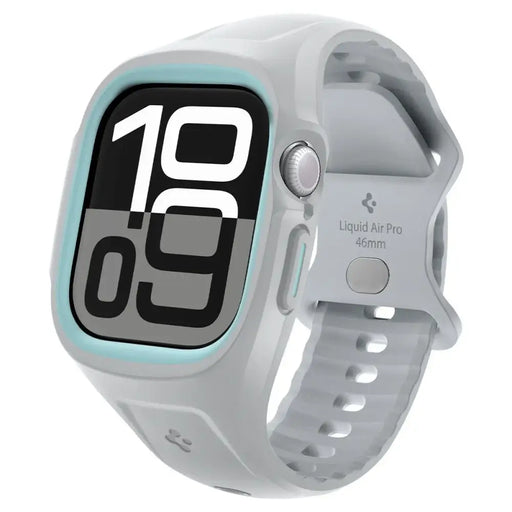 Каишка Spigen Liquid Air Pro за Apple Watch 10 46 мм - сив