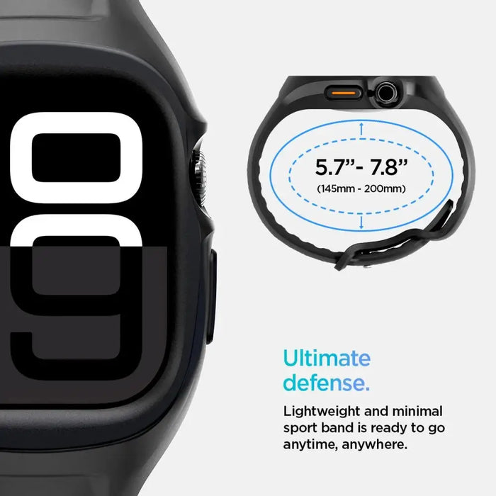 Каишка Spigen Liquid Air Pro за Apple Watch 46 мм - матово