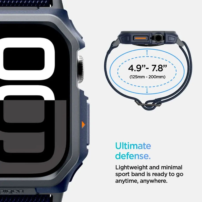 Каишка Spigen Lite Fit ’Pro’ за Apple Watch 10 46 mm - Navy