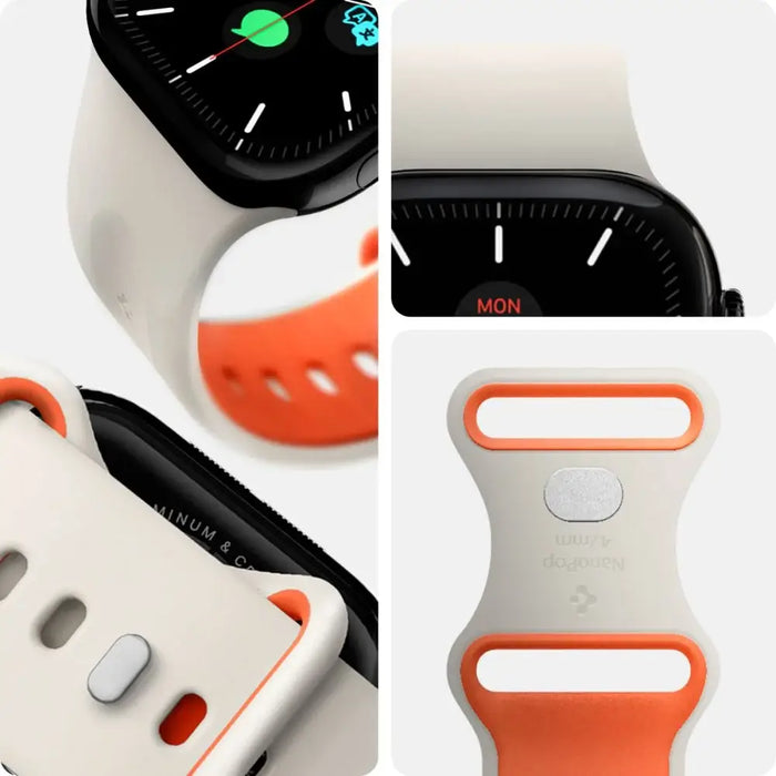 Каишка Spigen Nano Pop за Apple Watch 40/41/42 мм - бежов