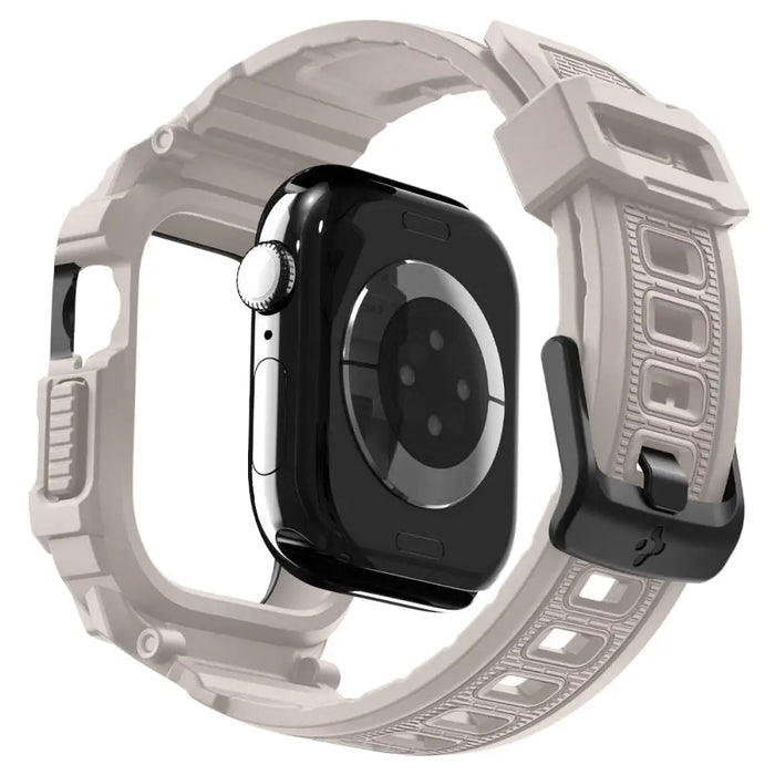 Каишка Spigen Rugged Armor Pro за Apple Watch 42 мм - бежова