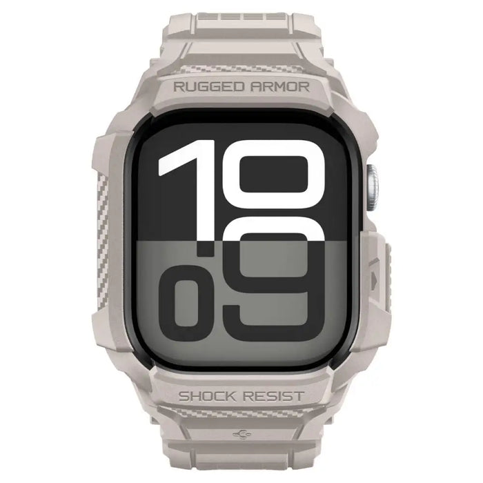 Каишка Spigen Rugged Armor Pro за Apple Watch 42 мм - бежова