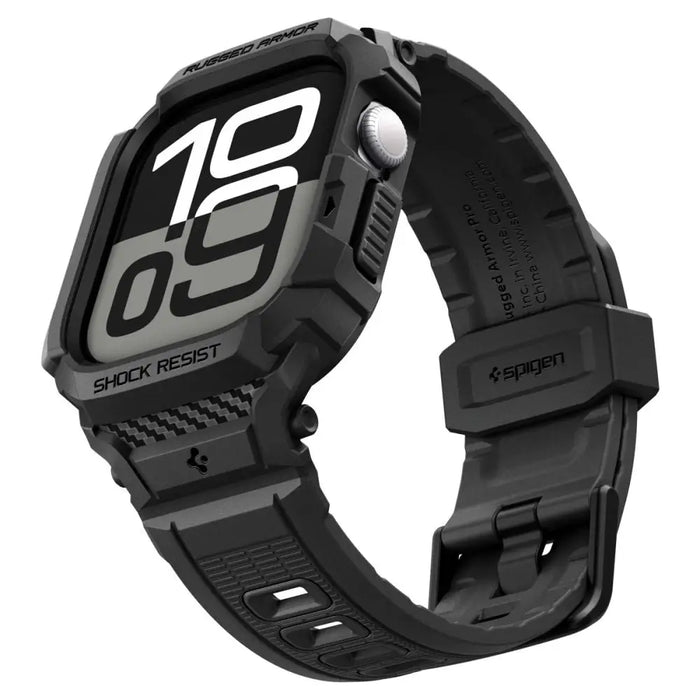 Каишка Spigen Rugged Armor Pro за Apple Watch 42 мм - черна