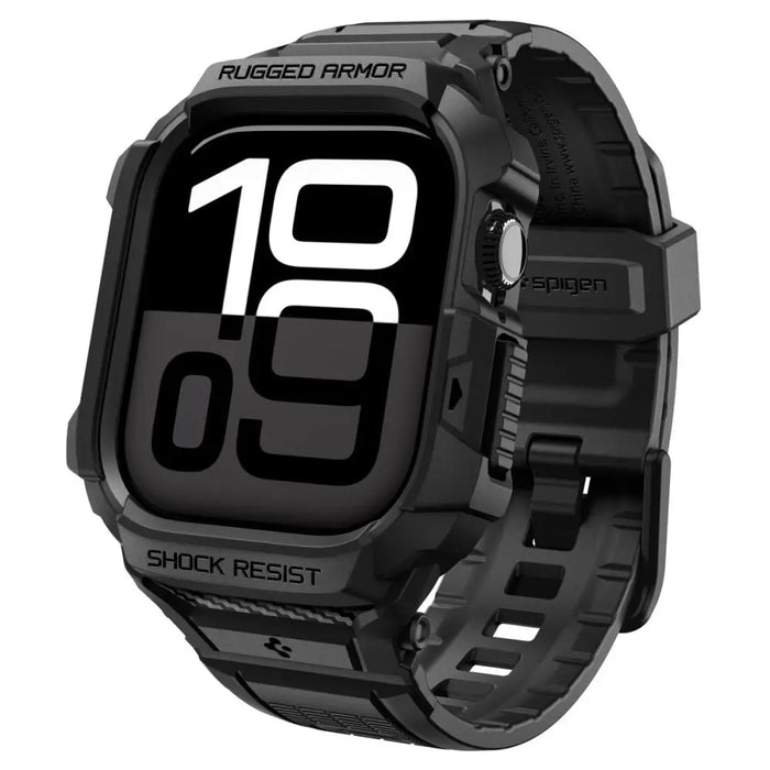 Каишка Spigen Rugged Armor Pro за Apple Watch 42 мм - черна