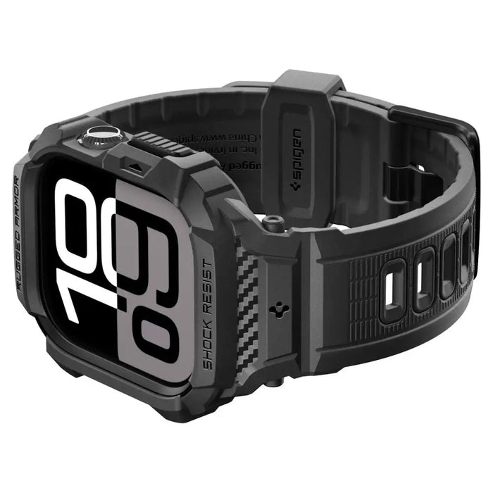 Каишка Spigen Rugged Armor Pro за Apple Watch 42 мм - черна