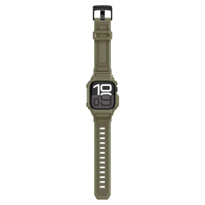 Каишка Spigen Rugged Armor Pro за Apple Watch 46 мм - зелена
