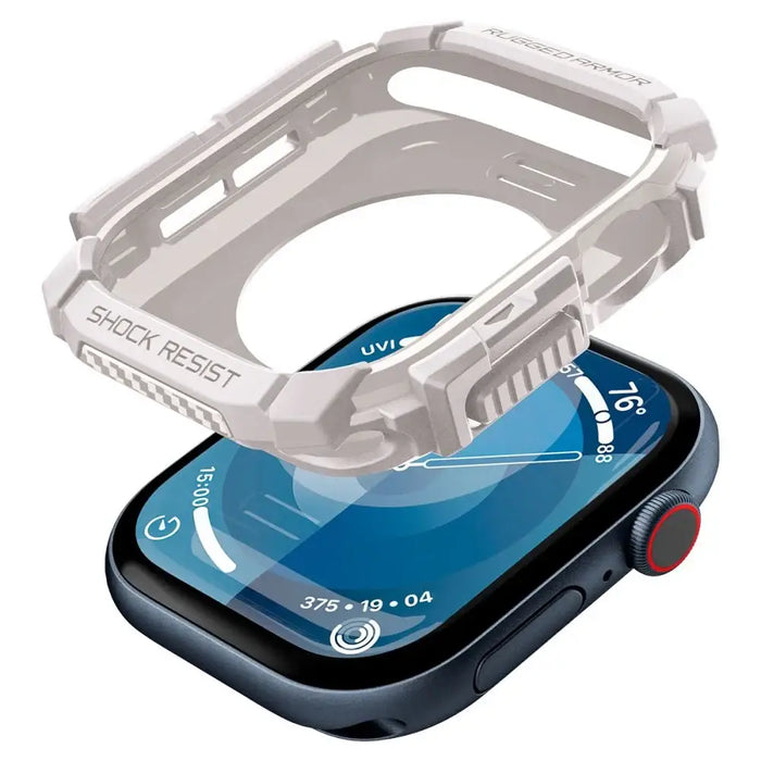 Каишка Spigen Rugged Armor за Apple Watch 10 46 мм - бежов