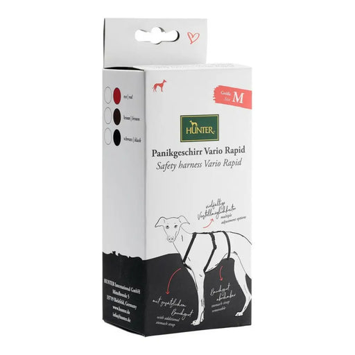 Каишка за Куче Hunter 48-70 cm Черен S/M