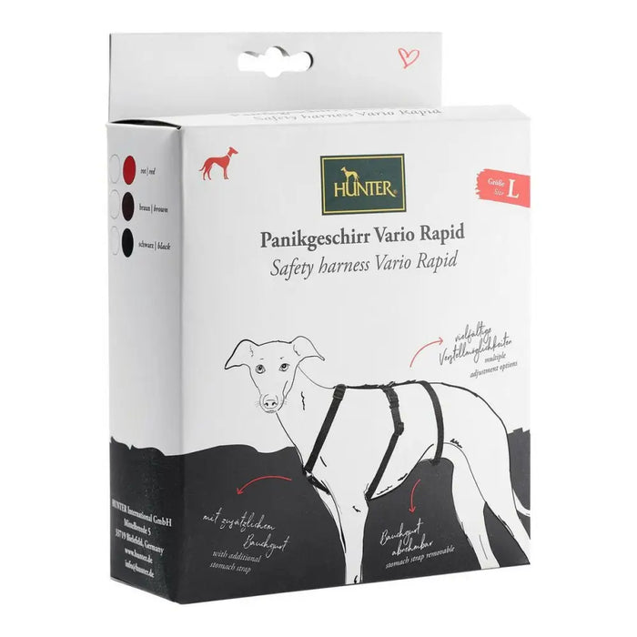 Каишка за Куче Hunter Safety VR 64-100 cm Червен L M/L