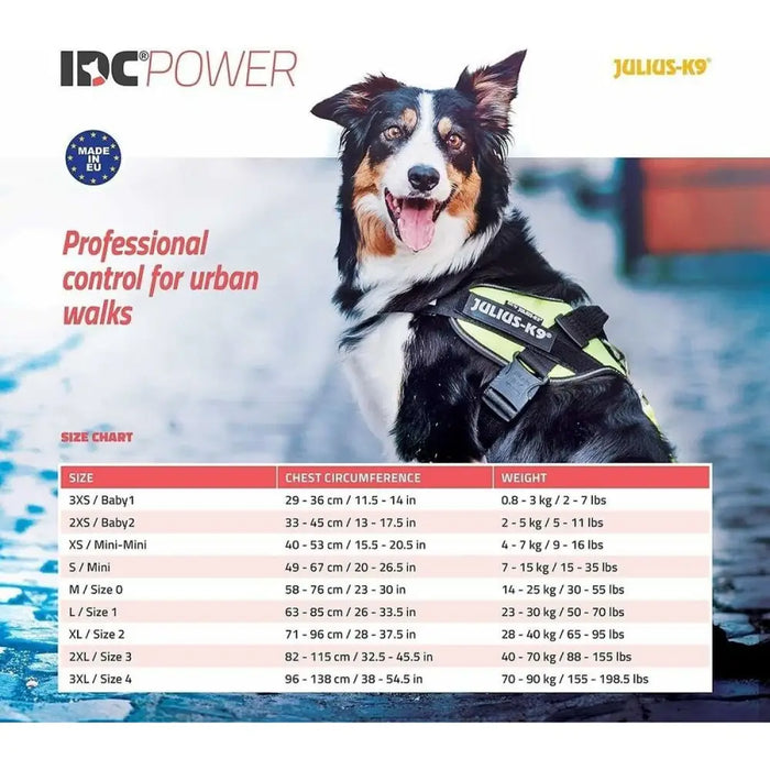 Каишка за Куче Julius K9 IDC Черен XL 3